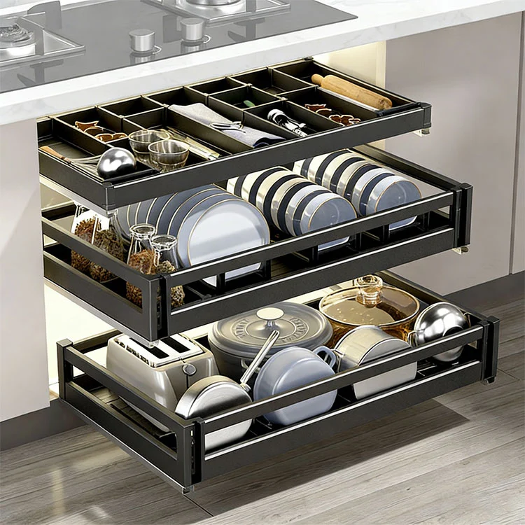 Bakit Isang Smart Storage Upgrade ang Aluminum Alloy Pull-out Basket? Bakit Isang Smart Storage Upgrade ang Aluminum Alloy Pull-out Basket?