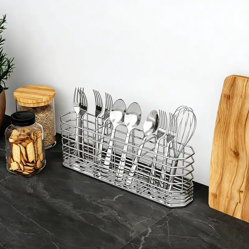 304 Stainless Steel Chopstick Holder at Utensil Drying Rack