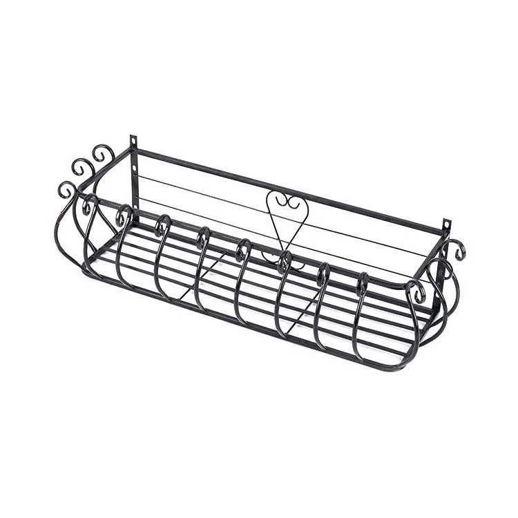 Balcony Weatherproof Iron Flower Pot Stand