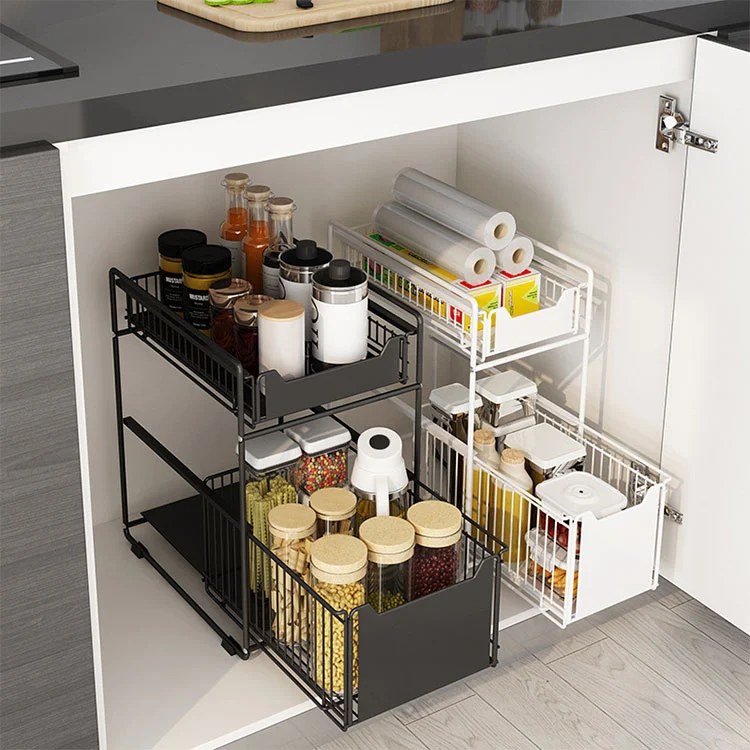 Dual-Tier Multifunctional Kitchen Organizer