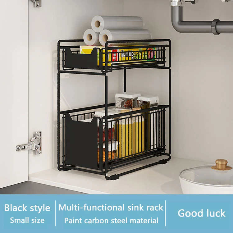 Dual-Tier Multifunctional Kitchen Organizer