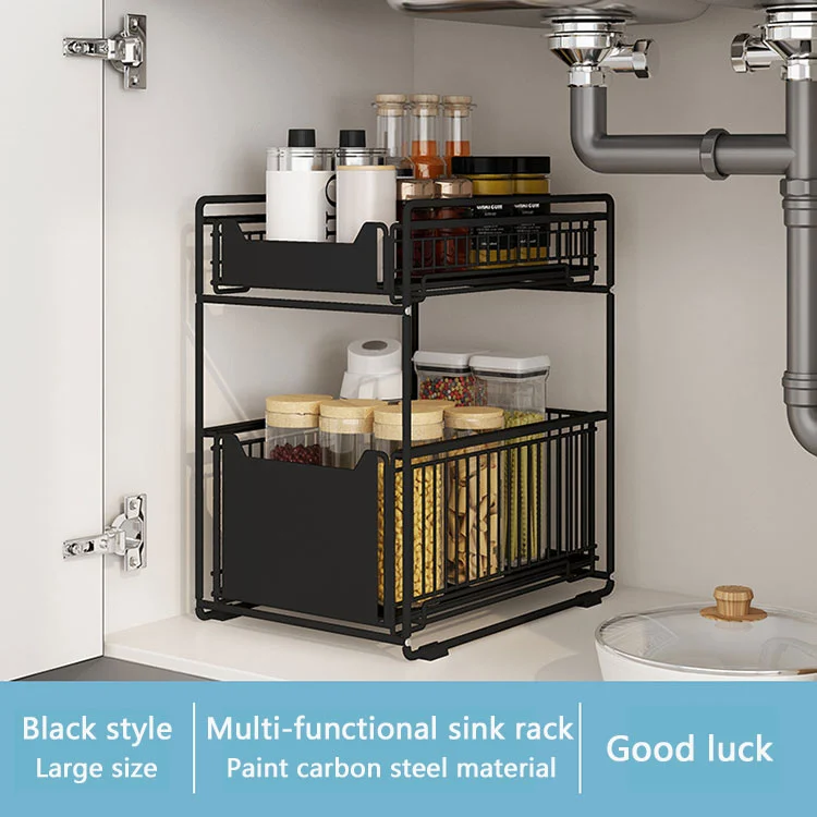 Dual-Tier Multifunctional Kitchen Organizer