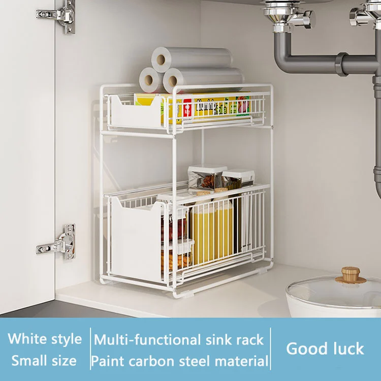 Dual-Tier Multifunctional Kitchen Organizer