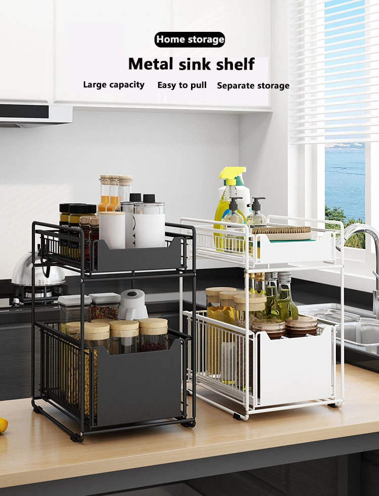 Dual Tier Multifunctional Kitchen Organizer Dual Tier Multifunctional Kitchen Organizer