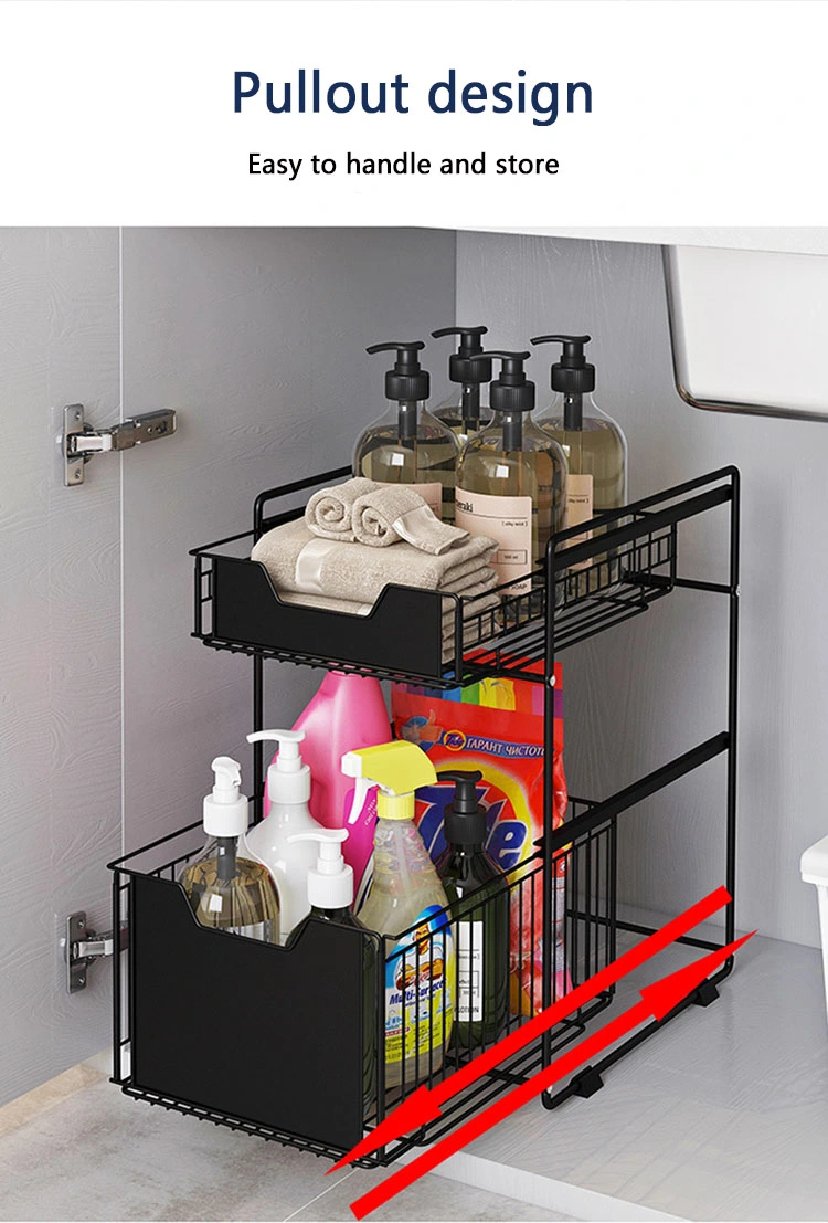Dual Tier Multifunctional Kitchen Organizer Dual Tier Multifunctional Kitchen Organizer