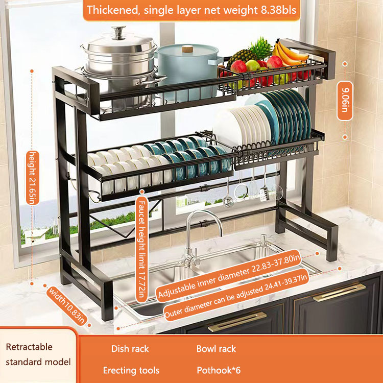 Kitchen Adjustable Modular Dish Rack Kitchen Adjustable Modular Dish Rack