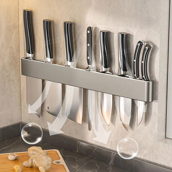 Magnetic Wall Mounted Knife Rack Magnetic Wall Mounted Knife Rack