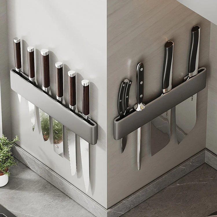 Magnetic Wall-Mounted Knife Rack Magnetic Wall-Mounted Knife Rack
