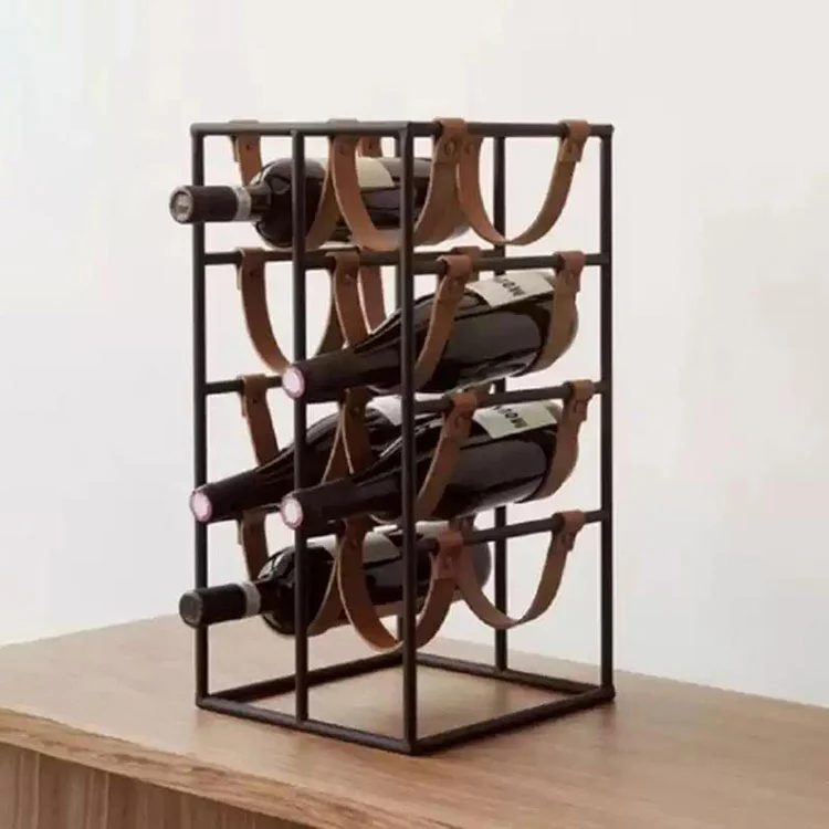 Metal Countertop Wine Rack