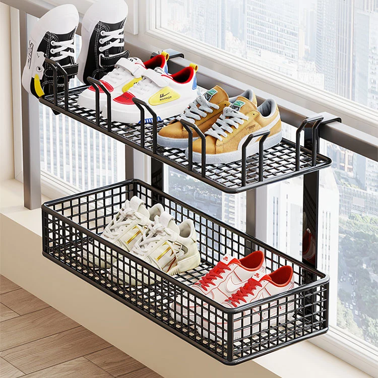 Metal Hanging Shoe at Sock Drying Rack Metal Hanging Shoe at Sock Drying Rack