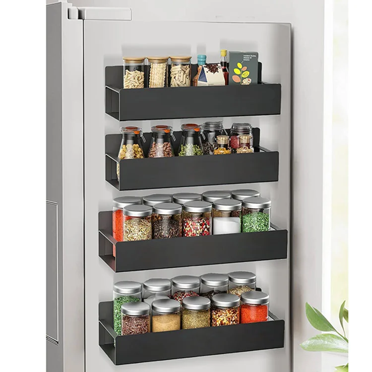 Refrigerator Magnetic Spice Rack Refrigerator Magnetic Spice Rack