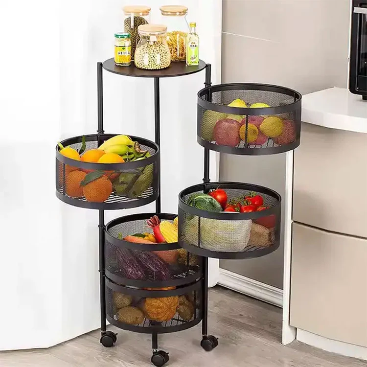 Umiikot na Multi-layer Storage Rack